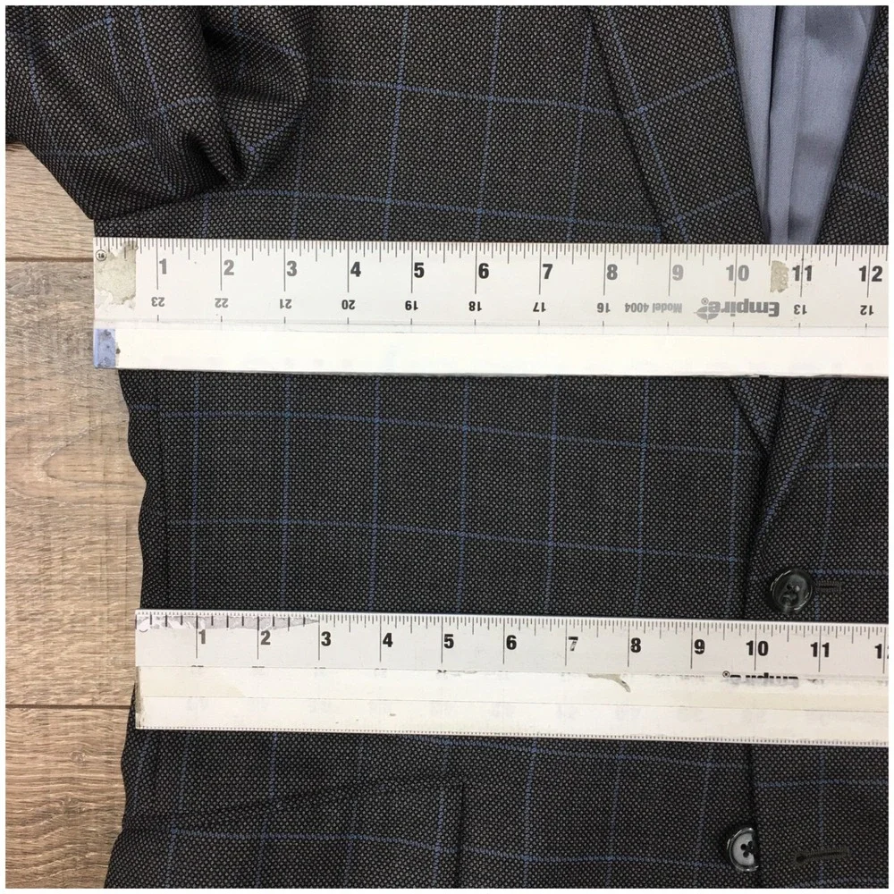 TOM JAMES Men Bespoke Blazer Sport Coat Casual Jacket Size 42L Classic Wool Suit